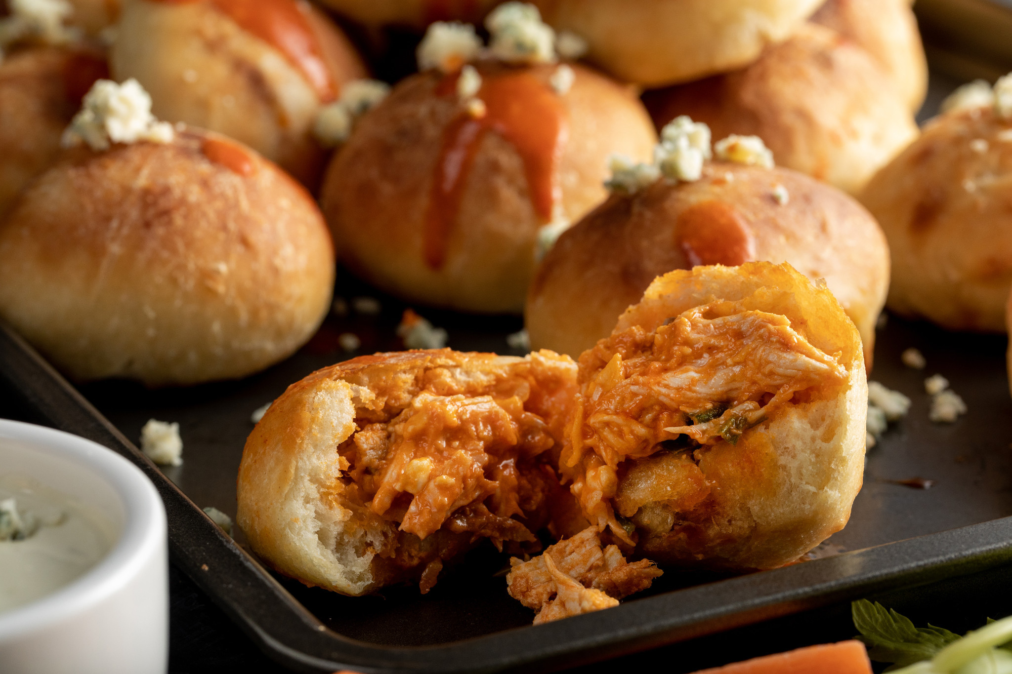 Bombes au poulet Buffalo